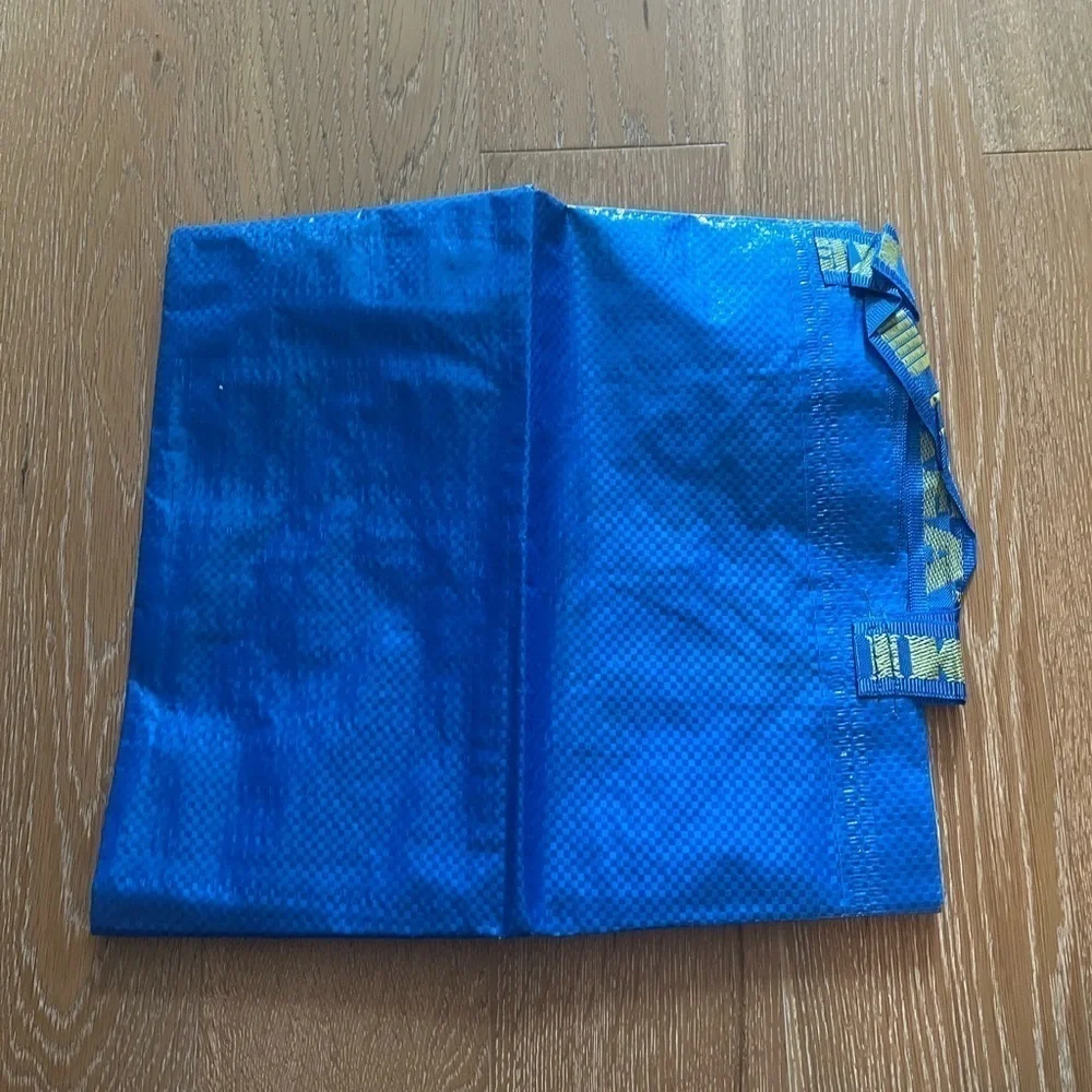 Frakta blue Ikea tote shopping bag reusable durable